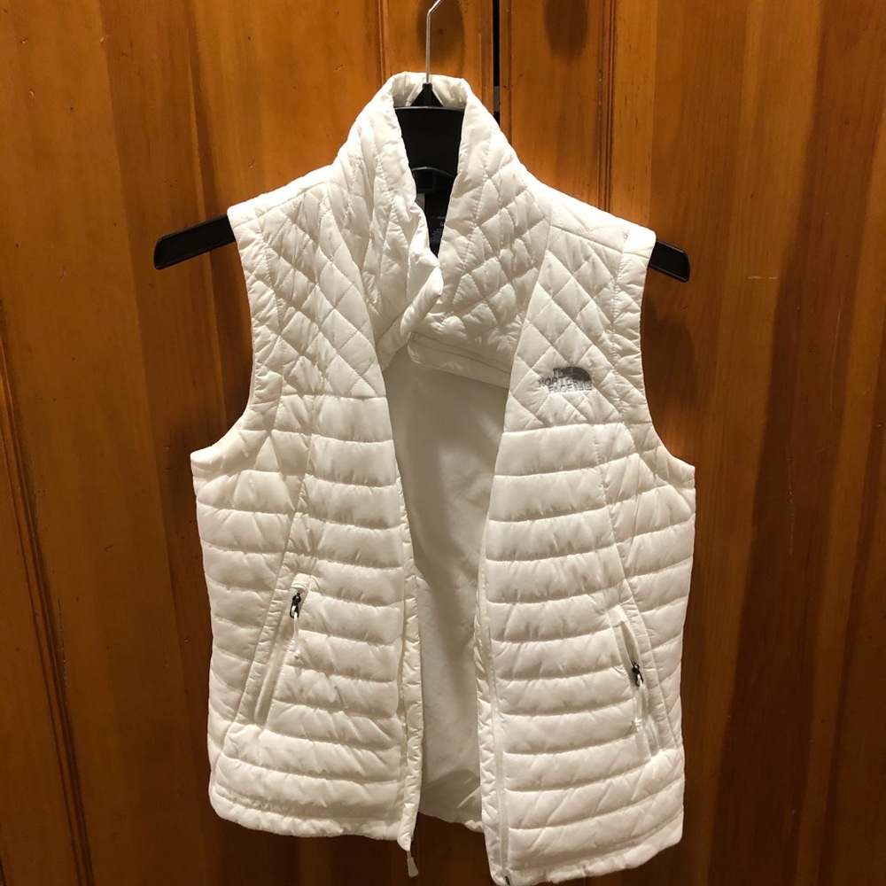 North Face White Vest